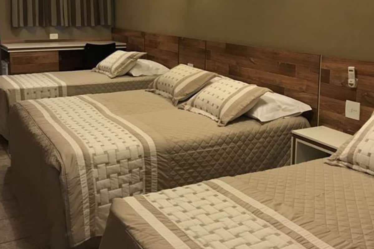 Blackout curtains, iron/ironing board, free WiFi, bed sheets