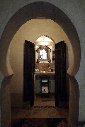 Habitación doble | Área de sala de estar