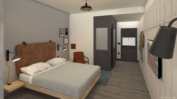 Comfort Single Room | Blackout curtains, soundproofing, iron/ironing board, free WiFi