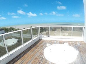 Duplex, 1 Bedroom, Jetted Tub, Sea View | Terrace/patio - Apartamento Tambau a Beira Mar (João Pessoa)