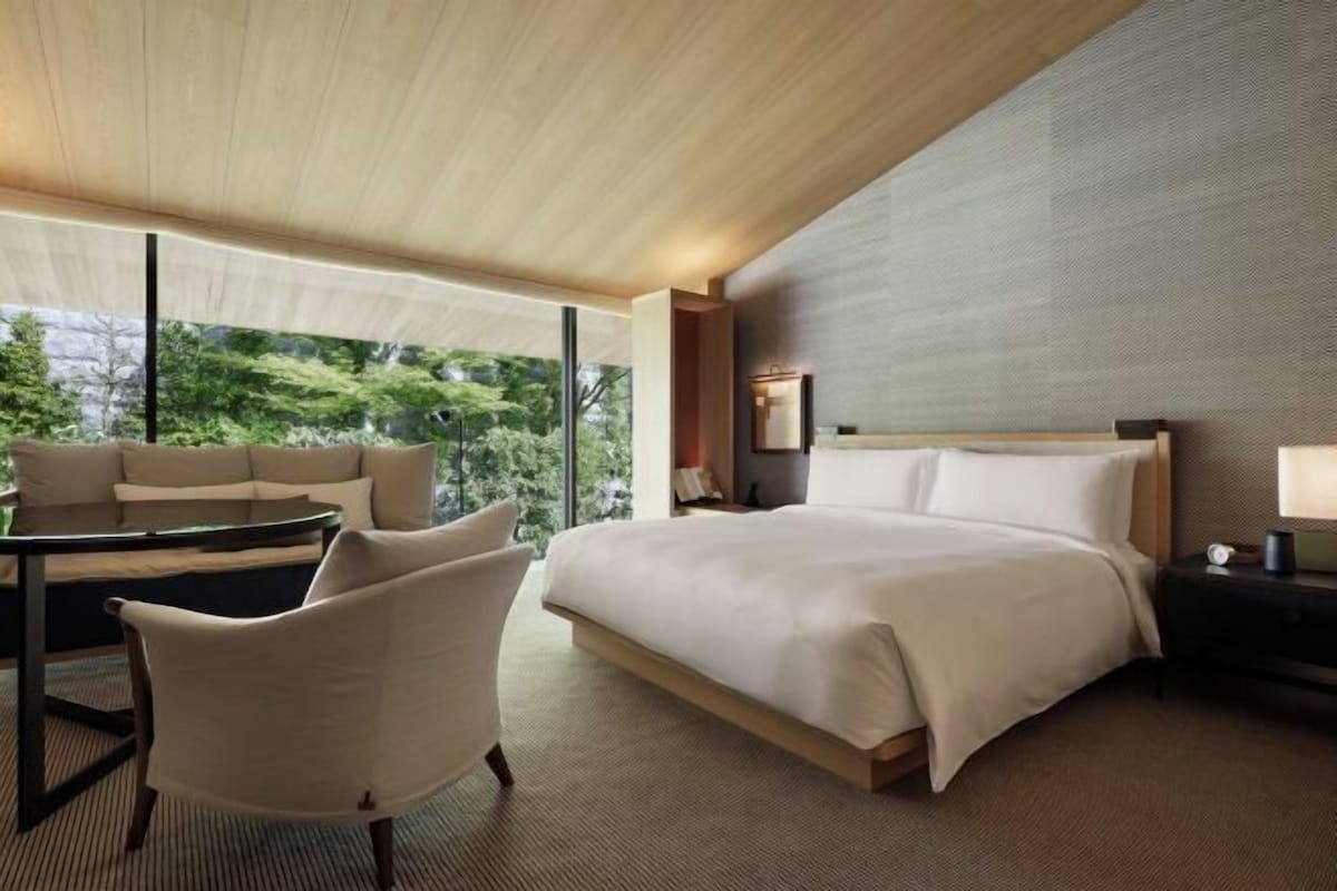 Premium bedding, down comforters, minibar, in-room safe