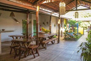 Opções para refeição ao ar livre