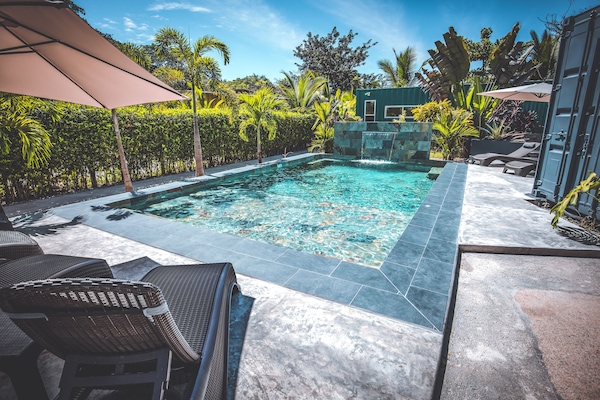 Enjoy our Bali inspired pool and lounge area!