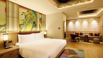 Suite, 1 cama de matrimonio grande (Private Hot Spring) | 1 dormitorio, edredones de plumas, minibar y caja fuerte