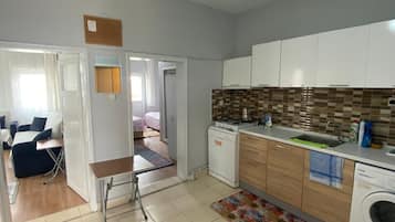 Grand Apartment, 3 Bedrooms, Valley View | Private kitchen | Fridge, stovetop, dishwasher, electric kettle