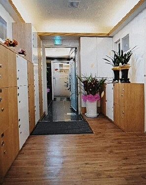 Interior entrance