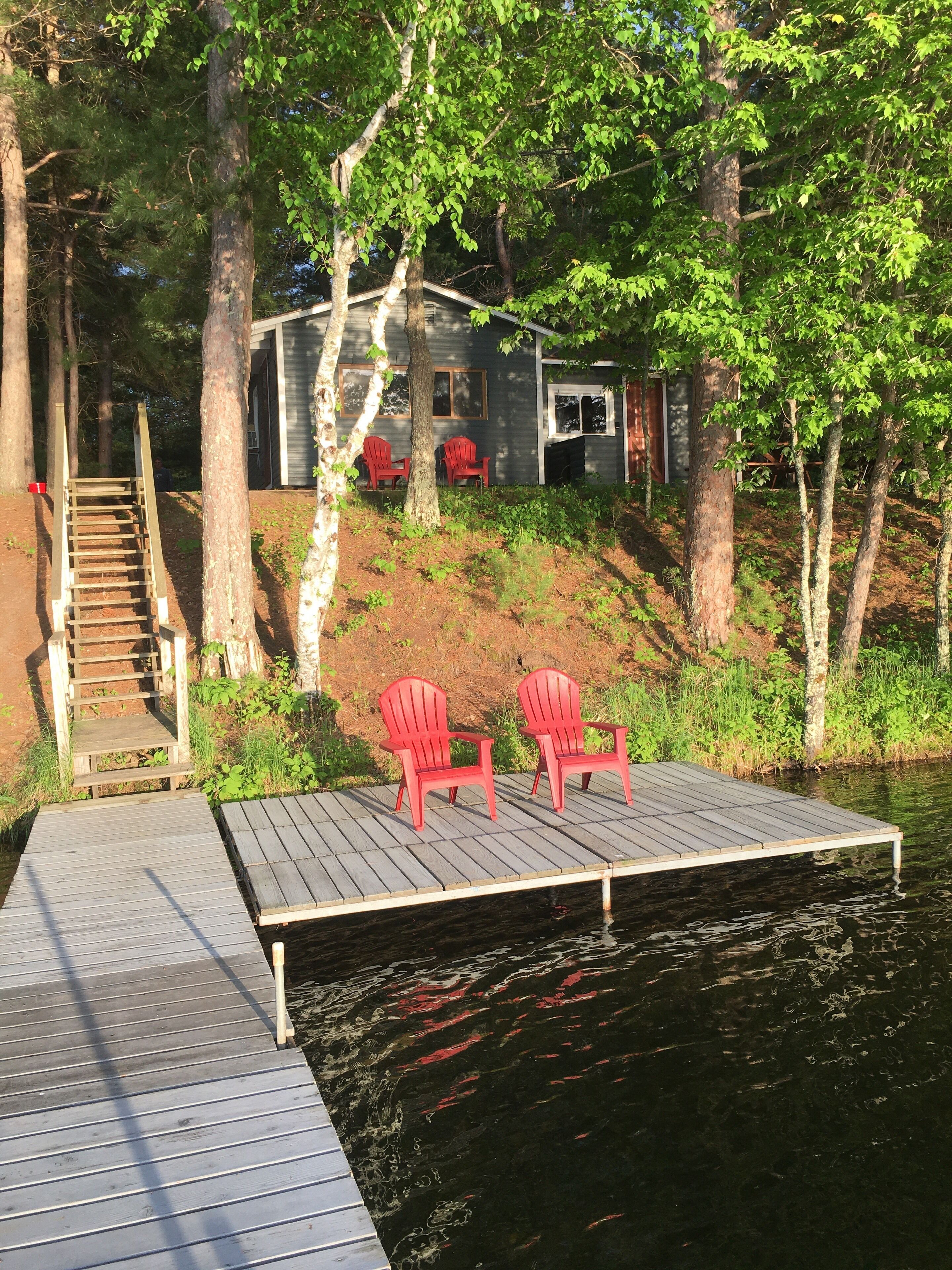 Relax in a Private Cabin on waters edge with your own private dock