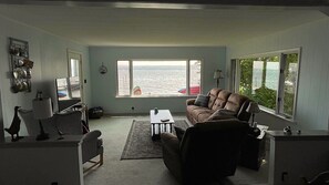 Smart TV, DVD player, books, stereo