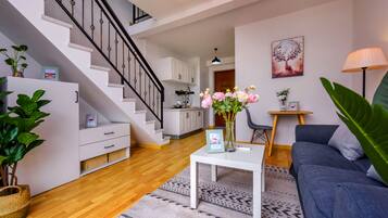 Familienapartment, 1 Schlafzimmer, Nichtraucher, Hügelblick | Ausblick vom Zimmer