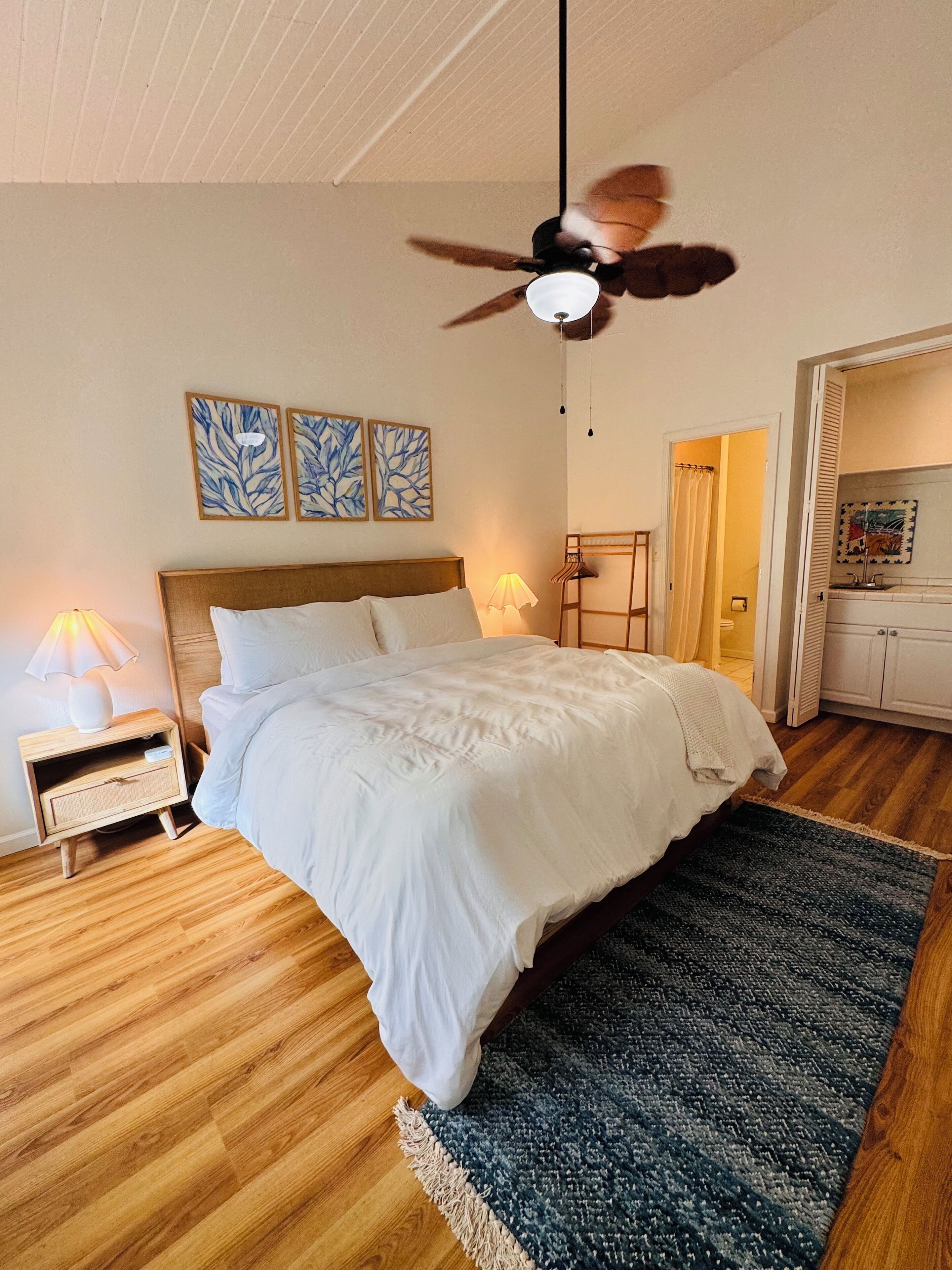 2 bedrooms, iron/ironing board, free WiFi, bed sheets