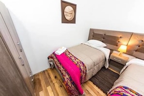 Blackout curtains, iron/ironing board, free WiFi