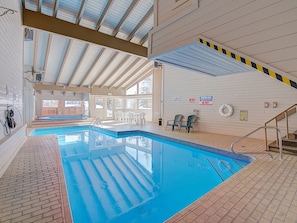 Indoor pool, a heated pool