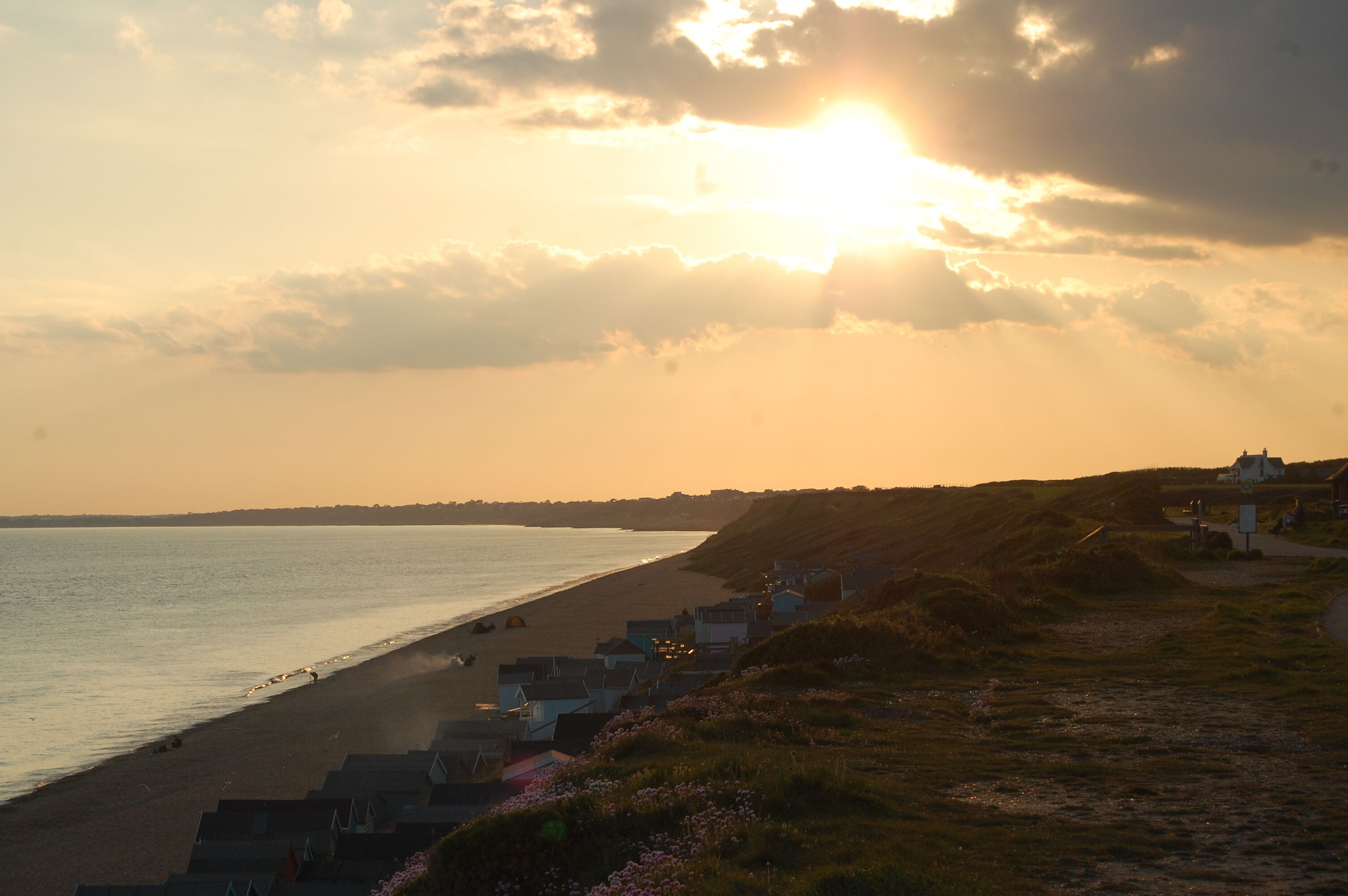 Beach nearby, sun loungers