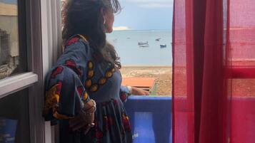 Panoramic Apartment, Kitchen, Ocean View | Balcony