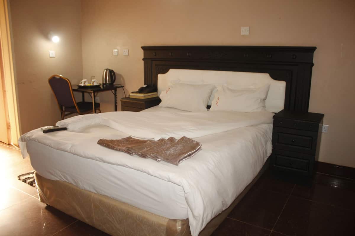 Standard Double Room | Minibar, in-room safe, desk, laptop workspace