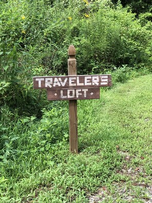 Property grounds - Light and airy contemporary guest house with private deck and parking. (Travelers Rest)