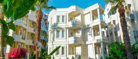 Majoituspaikan julkisivu