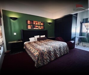 Basic Room, 1 King Bed, City View | Blackout curtains