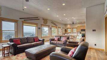 TV, fireplace, DVD player