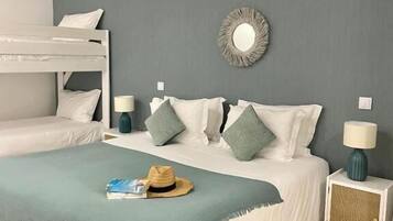 Premium bedding, down duvets, memory-foam beds, free WiFi