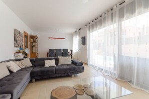 Télévision, cheminée, lecteur de DVD