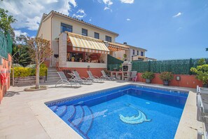 Pool - Club Villamar - Semi-detached villa for 8 persons with private pool, internet, parking place and ... (Palamos)