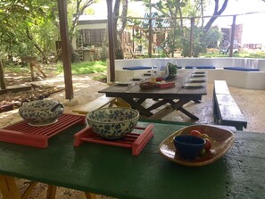 Outdoor dining
