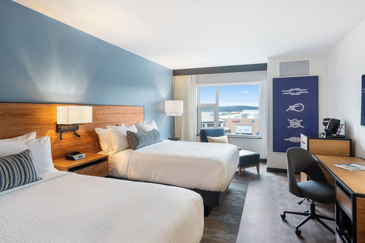 Standard Room, 2 Queen Beds | Pillowtop beds, in-room safe, desk, laptop workspace