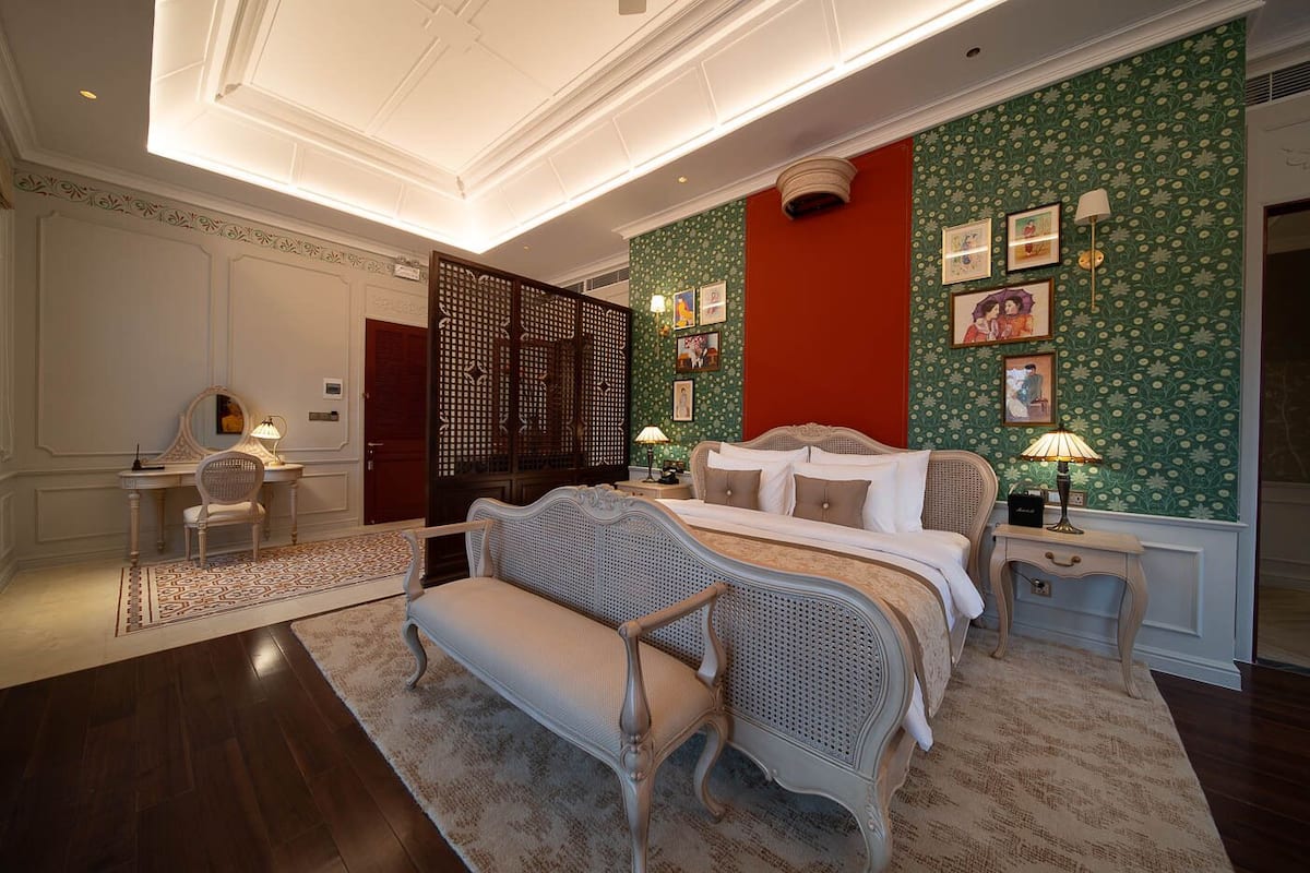 Grand tweepersoonskamer | 1 slaapkamer, luxe beddengoed, pillowtop-bedden, een minibar