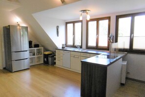 Fridge, microwave, oven, dishwasher - Ruegen-Fewo 59 - Apartment (Poseritz)