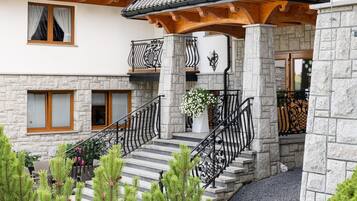 Fassade der Unterkunft