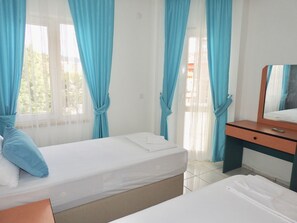 Apartment, Partial Sea View | 1 bedroom, desk, iron/ironing board, free cots/infant beds - Interconti Apart & Hotel (Marmaris)