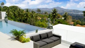 An infinity pool - Villa Marianne - Amazing Sea view three bedroom villa Chaweng beach (koh samui)
