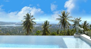 An infinity pool