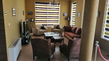 Sala de estar en el lobby