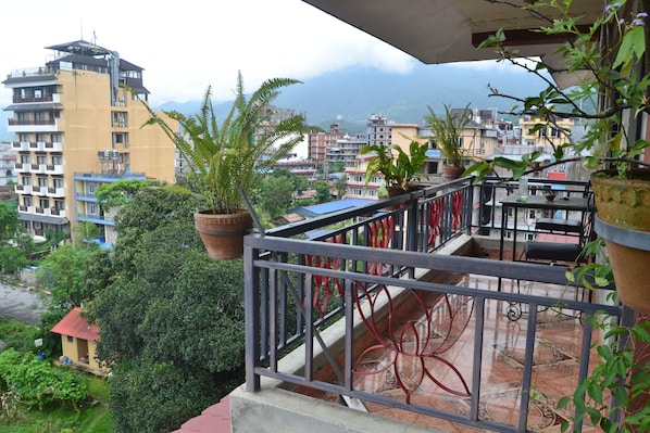 Ranss Apartment -5th Floor (A) | Terrace/patio - Ranss Apartment (Pokhara)