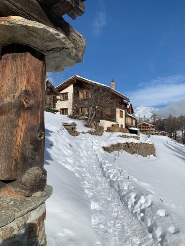 Alpines Hideway in den Walliser Bergen von Saas-Fee