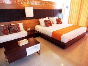3 kamar tidur, tempat tidur lipat/tambahan, dan Wi-Fi gratis