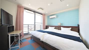 Twin Room, City View | 1 bedroom, premium bedding, in-room safe, soundproofing