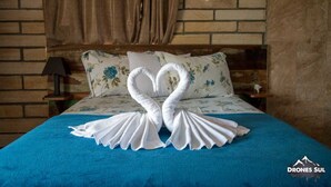 Chalet (Duplo) | Desk, soundproofing, iron/ironing board (on request), WiFi (free) - Pousada Água dos Canyons (Praia Grande)