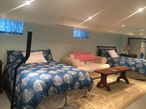 7 bedrooms, iron/ironing board, travel crib, free WiFi