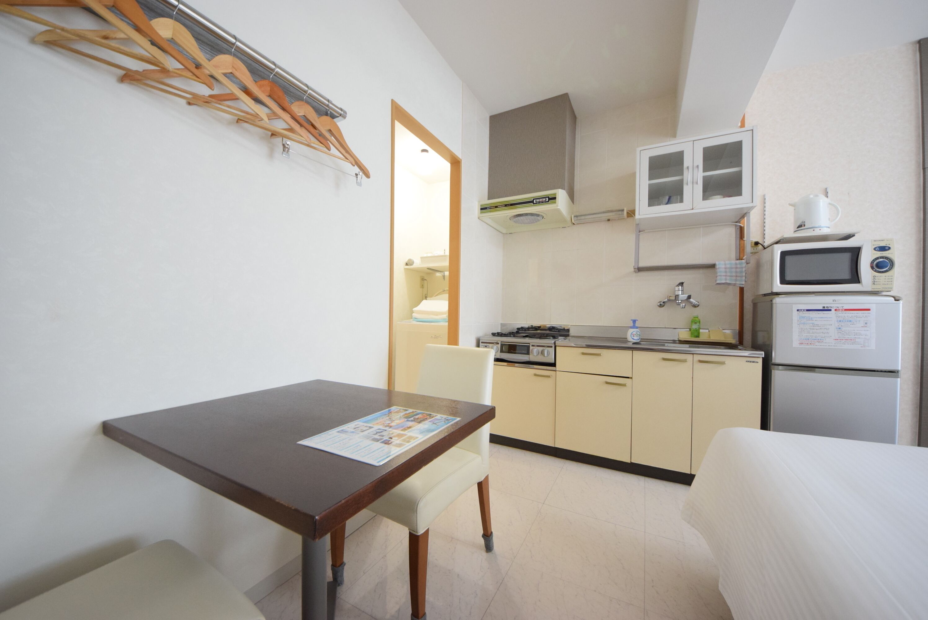 triple room | private kitchen | fridge, microwave, electric kettle, rice cooker
