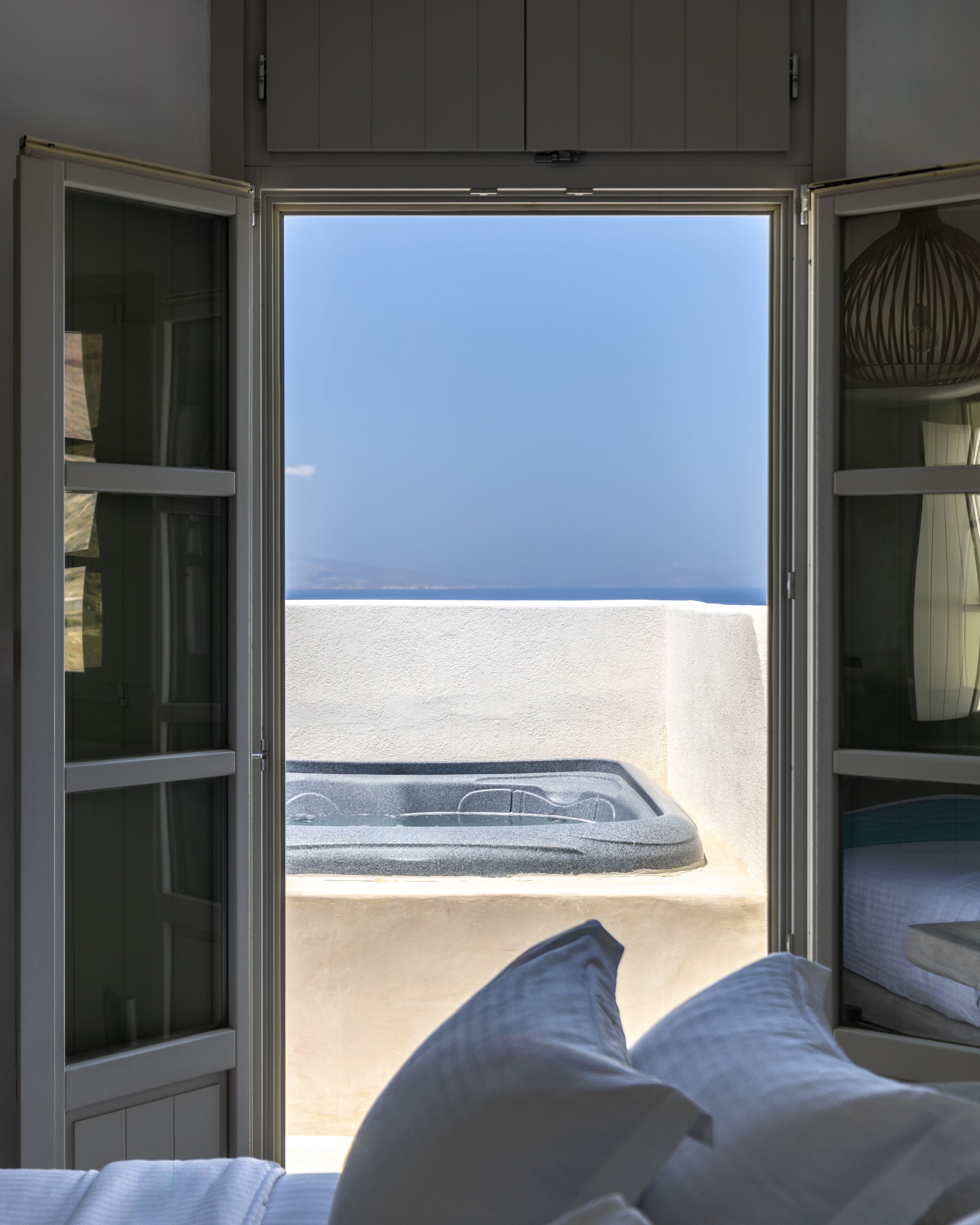 superior suite with sea view and outdoor hot tub | 1 bedroom, egyptian cotton sheets, premium bedding, down duvets
