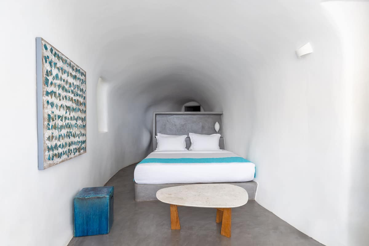 Cave Suite with Sea View | 1 개의 침실, 이집트산 면 시트, 고급 침구, 오리/거위털 이불