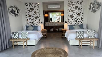Luxury 6-Bedroom Beach Front Villa | Premium bedding, in-room safe, desk, blackout curtains