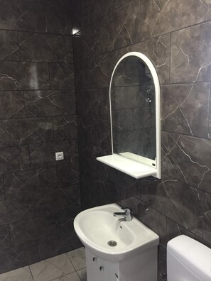 Bathroom - Sea Star apartments-beautiful place on Long Beach Montenegro (Ulcinj)