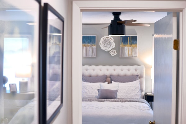 3 dormitorios, tabla de planchar con plancha, wifi y ropa de cama