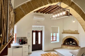 Interior - Villa Acacia - Sea & Mountain View in a Traditional Mosaic with Modern Touches (Rhodes)