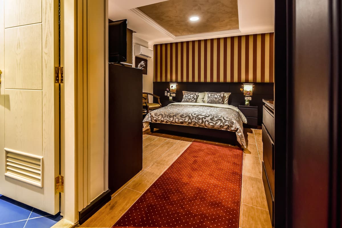 Chambre supérieure | 1 chambre, draps en coton égyptien, literie de qualité, couette en duvet