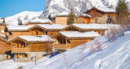 Chalet duplex avec piscine + spa | près des pistes